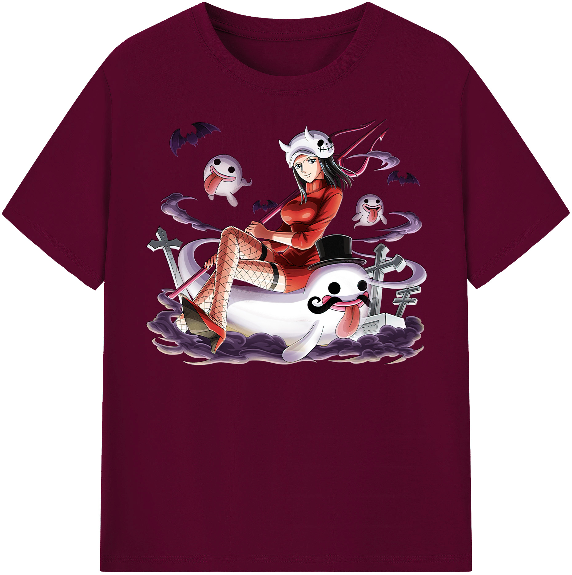 （画像用） ブリーチ くちき びゃくや BLEACH Kuchiki Byakuya レディースカジュアルプリントTシャツ（綿100％）